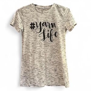 Gray #YarnLife Women's Top
